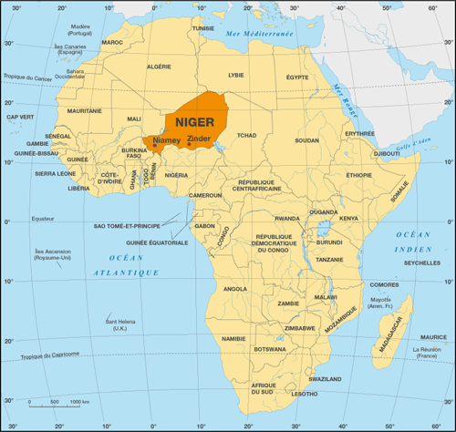 carte Niger